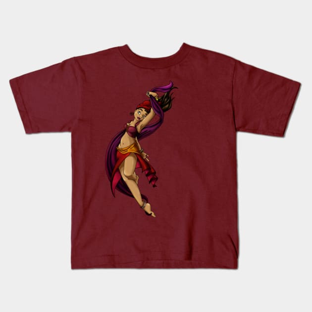 Rohesia Dancer Kids T-Shirt by Thedustyphoenix